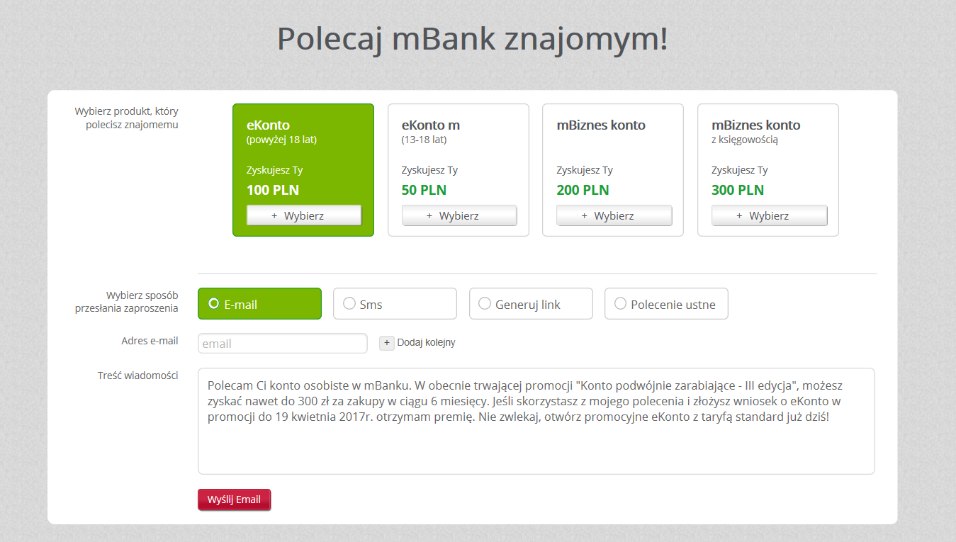 Polecaj mBank