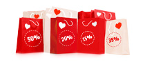 Zniżki do 50% na walentynki 