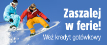 Zaszalej w ferie i weź kredyt gotówkowy w mBanku
