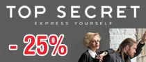 Akcja TOP SECRET - 25% rabatu na nową kolekcję!