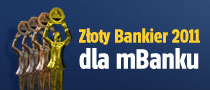 Internauci wybrali: mBank po raz trzeci Złotym Bankiem