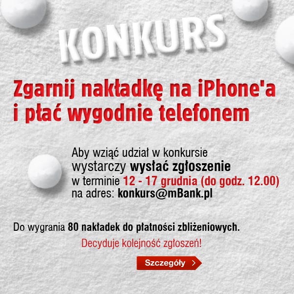 Zgarnij nakładkę w mBanku