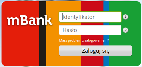 Ekran z prośbą o logowanie na fałszywym formularzu