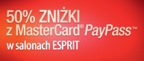 50% zniżki w salonach ESPRIT