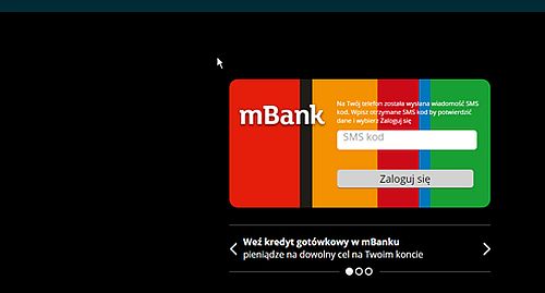 wiadomość SMS z prośbą o przepisanie kodu