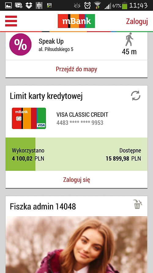 Funkcje podglądu bez logowania