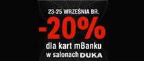 mBank - rabaty w salonach DUKA