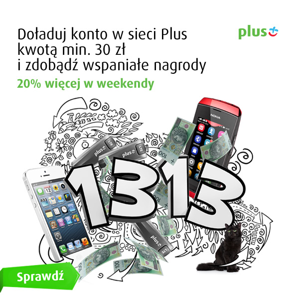 Konkurs i promocja w sieci Plus