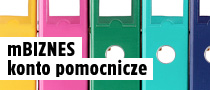nowy rachunek – mBIZNES konto pomocnicze
