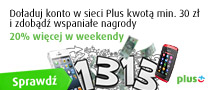 Konkurs i promocja w sieci Plus