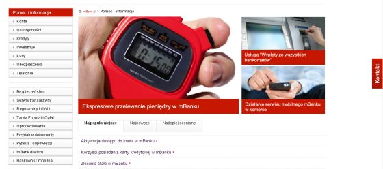 Nowy portal mBanku