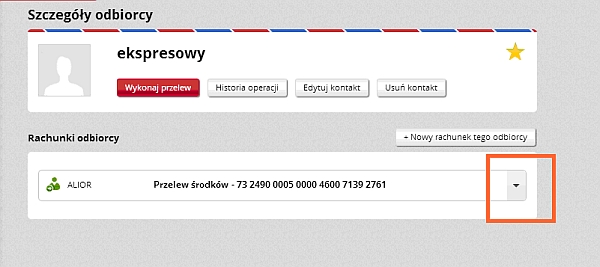 Edycja szablony zaufanego/niezaufanego: