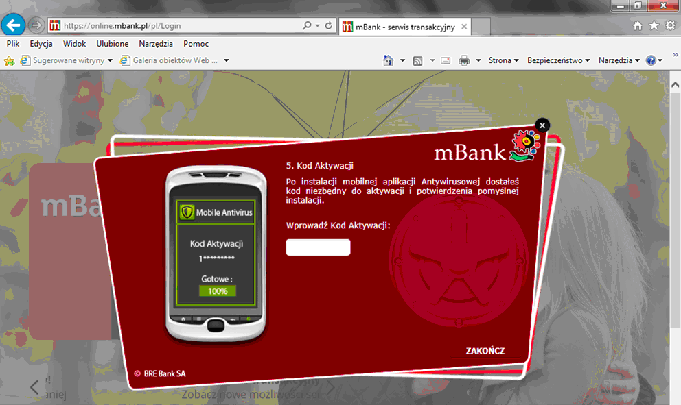 Bezpieczeństwo - mBank